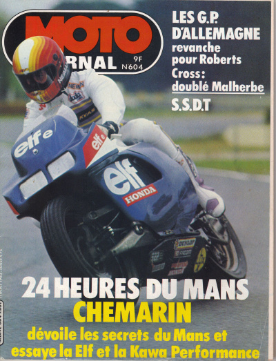 Couverture Moto Journal 604