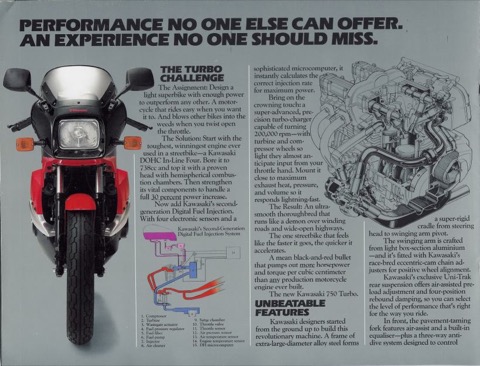 Brochure anglaise &mdash; Kawasaki 750 Turbo &mdash; Page 4