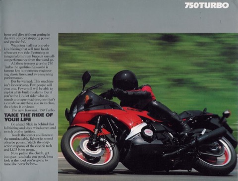 Brochure anglaise &mdash; Kawasaki 750 Turbo &mdash; Page 5