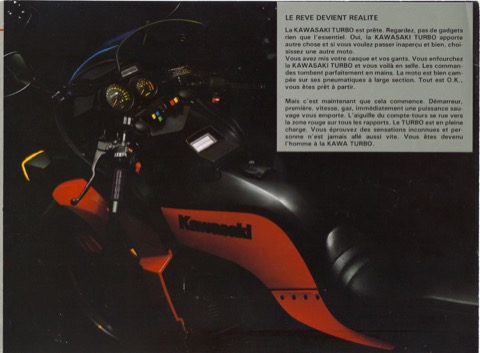 Brochure fran&ccedil;aise &mdash; Kawasaki 750 Turbo &mdash; Page 5