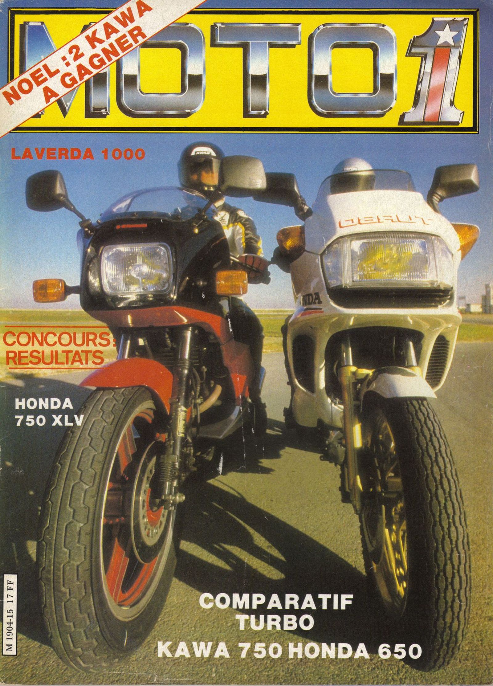 Couverture &mdash; Moto 1 15